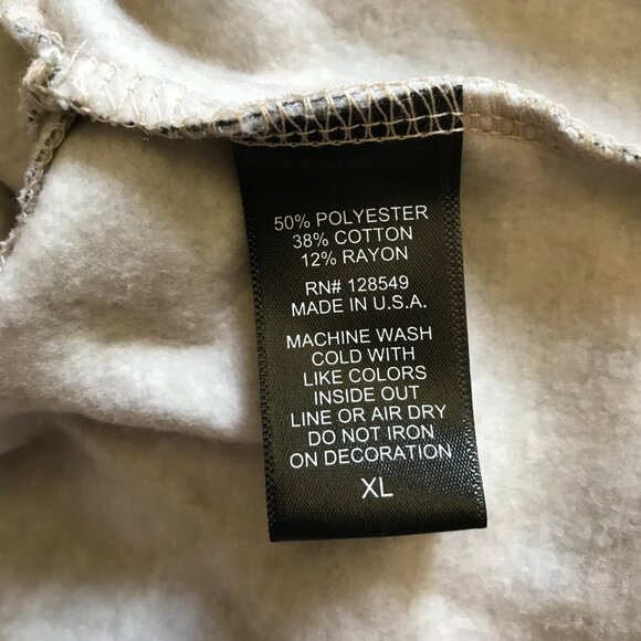 Aviator Nation Jungle Cropped Sweatshirt Pullover Womens XL Green Long Sleeve AN - Picture 8 of 12